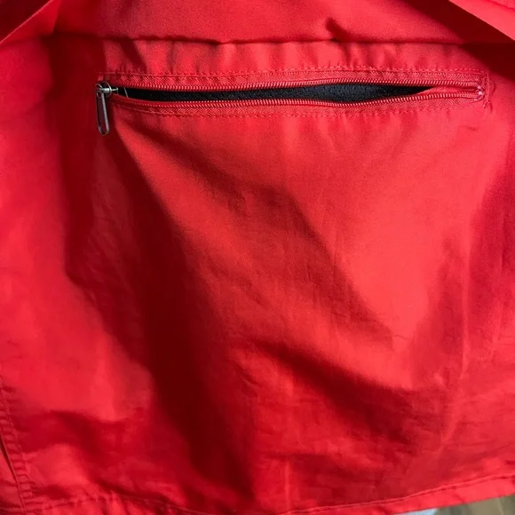 Champion Windbreaker Jacket Hooded Women’s Sz Small Red - Picture 5 of 6